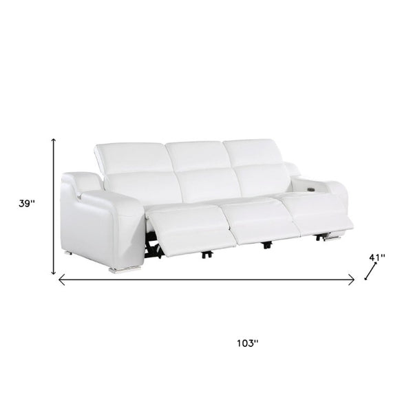 Three Piece Leather Sectional Sofa Set Seats Six for Spacious Living Room Comfort
