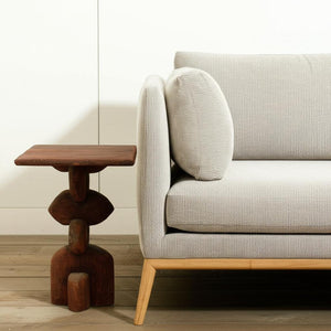 HomeRoots 22" Brown Distressed Solid Wood Square End Table – Versatile, Rustic Charm for Any Space or Style! 634153