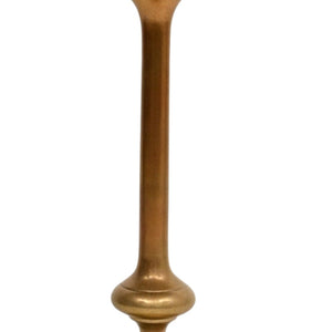HomeRoots 22" Gold Aluminum Round Pedestal End Table – Elegant Accent for Small Spaces, Versatile & Chic Decor 634162