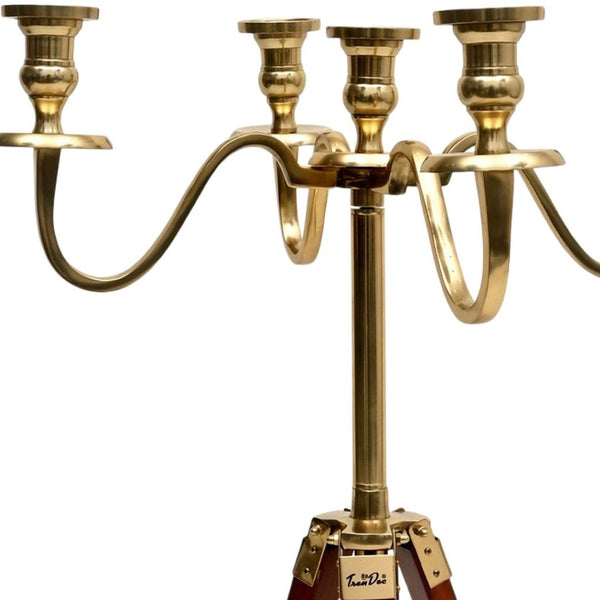 HomeRoots 79" Striking Gold Aluminum Tabletop Sculpture - Modern Elegance for Home Decor & Gift Ideas 634215