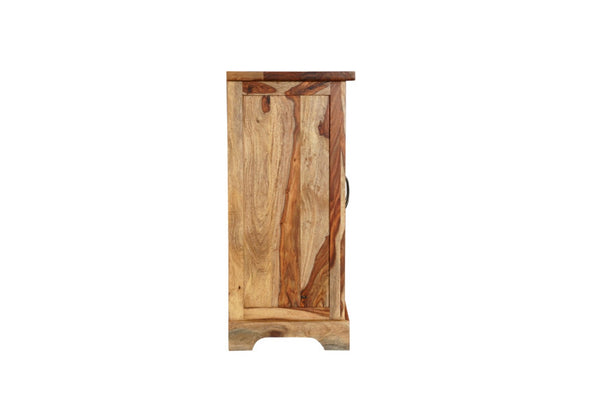 HomeRoots 72" Brown Solid Wood Live Edge Sideboard - Unique Handcrafted Storage with Rustic Charm & Style 634311