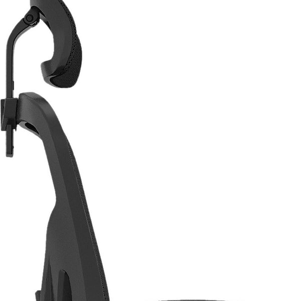 HomeRoots Black Ergonomic Adjustable Rolling Office Chair with Breathable Mesh Back for Maximum Comfort & Mobility 634581