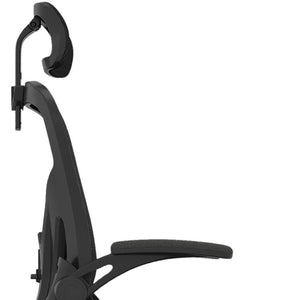 HomeRoots Black Ergonomic Adjustable Rolling Office Chair with Breathable Mesh Back for Maximum Comfort & Mobility 634581