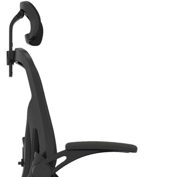 HomeRoots Black Ergonomic Adjustable Rolling Office Chair with Breathable Mesh Back for Maximum Comfort & Mobility 634581