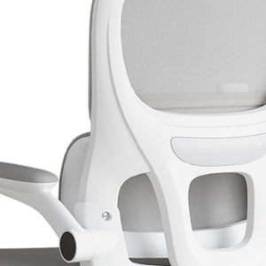 HomeRoots Gray Ergonomic Adjustable Height Swivel Rolling Gaming Chair for Comfort & Productivity at Home 634597
