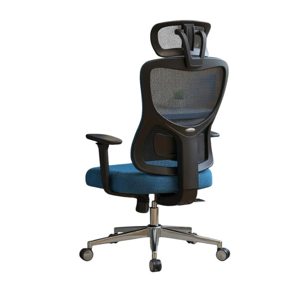 HomeRoots Black Adjustable Height Swivel Office Chair with Mesh Back, Rolling Casters & Ergonomic Support 634601