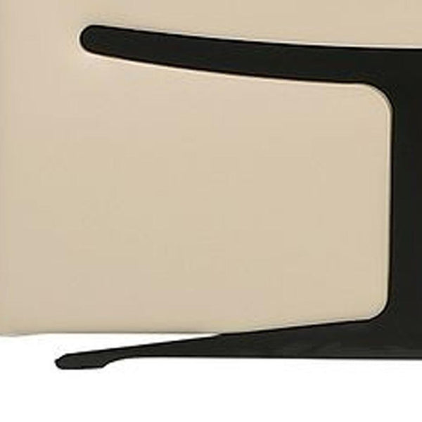 HomeRoots Beige Italian Leather U-Shaped Eight-Piece Power Reclining Sectional with Console for Luxury Comfort 634683