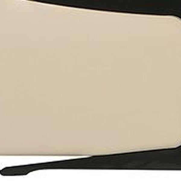 HomeRoots Beige Italian Leather U-Shaped Eight-Piece Power Reclining Sectional with Console for Luxury Comfort 634683