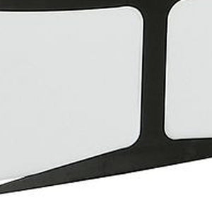 HomeRoots White Italian Leather Modular U-Shaped Sectional Sofa with Console - Luxurious Comfort & Style! 634687