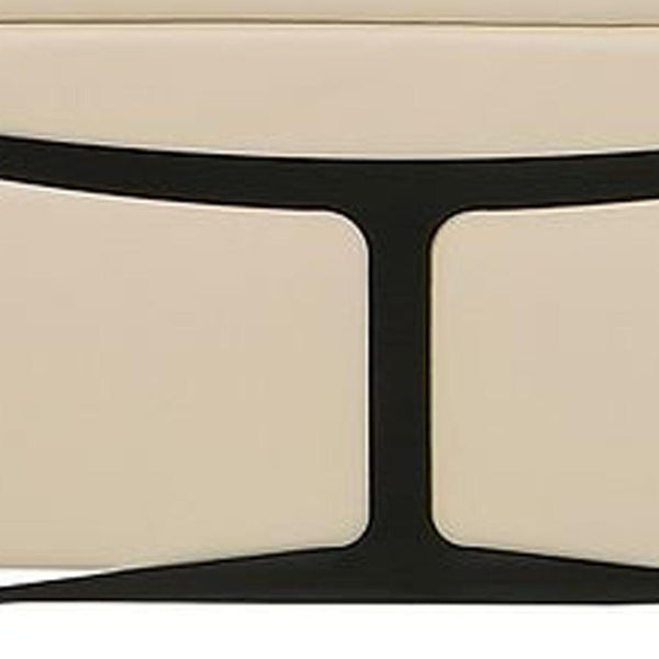 HomeRoots Beige Italian Leather U-Shaped Power Reclining Sectional with Console – Luxury Seating for 8! 634691