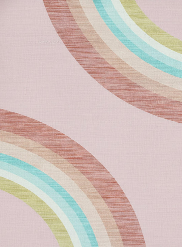 HomeRoots 5' Colorful Rainbow Area Rug for Kids' Rooms - Durable, Easy-Care, Whimsical Design for Playful Spaces 5' X 8' 634774