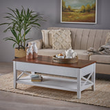 Christopher Knight Home® - Noble House - Decatur Farmhouse Faux Wood Lift Top Coffee Table