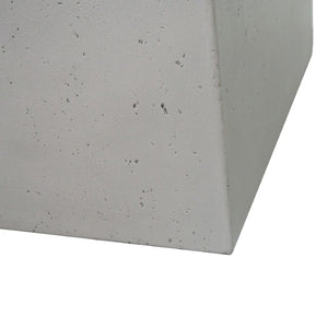 English Elm Aidan Concrete Square Fire Pit Outdoor Patio Gathering Focal Point with 40000 BTU Heat 63490.00LGRY-40K