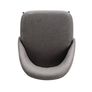 Krista Mid-century Swivel Counter Stools Set of Two with Retro Curved Back Iron Frame