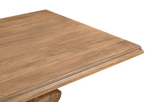 HomeRoots 11 Piece Solid Wood Dining Set with 10 Slat-Back Chairs for Elegant Family Meals & Entertaining 635144