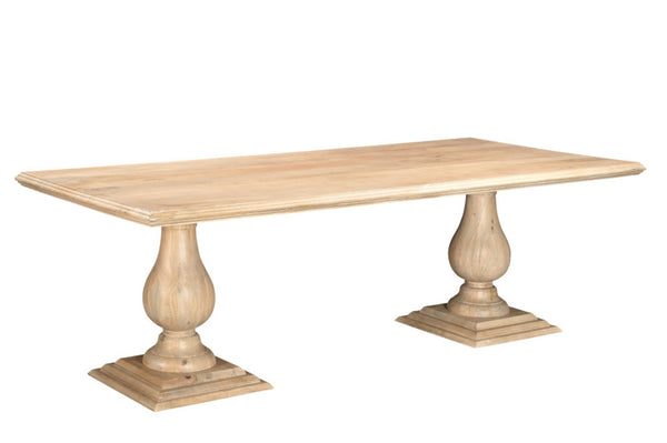 HomeRoots 11 Piece Beige Solid Wood Dining Set - Timeless Elegance with Comfort for Family Gatherings & More! 635147