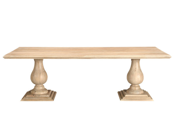 HomeRoots 11 Piece Beige Solid Wood Dining Set - Timeless Elegance with Comfort for Family Gatherings & More! 635147