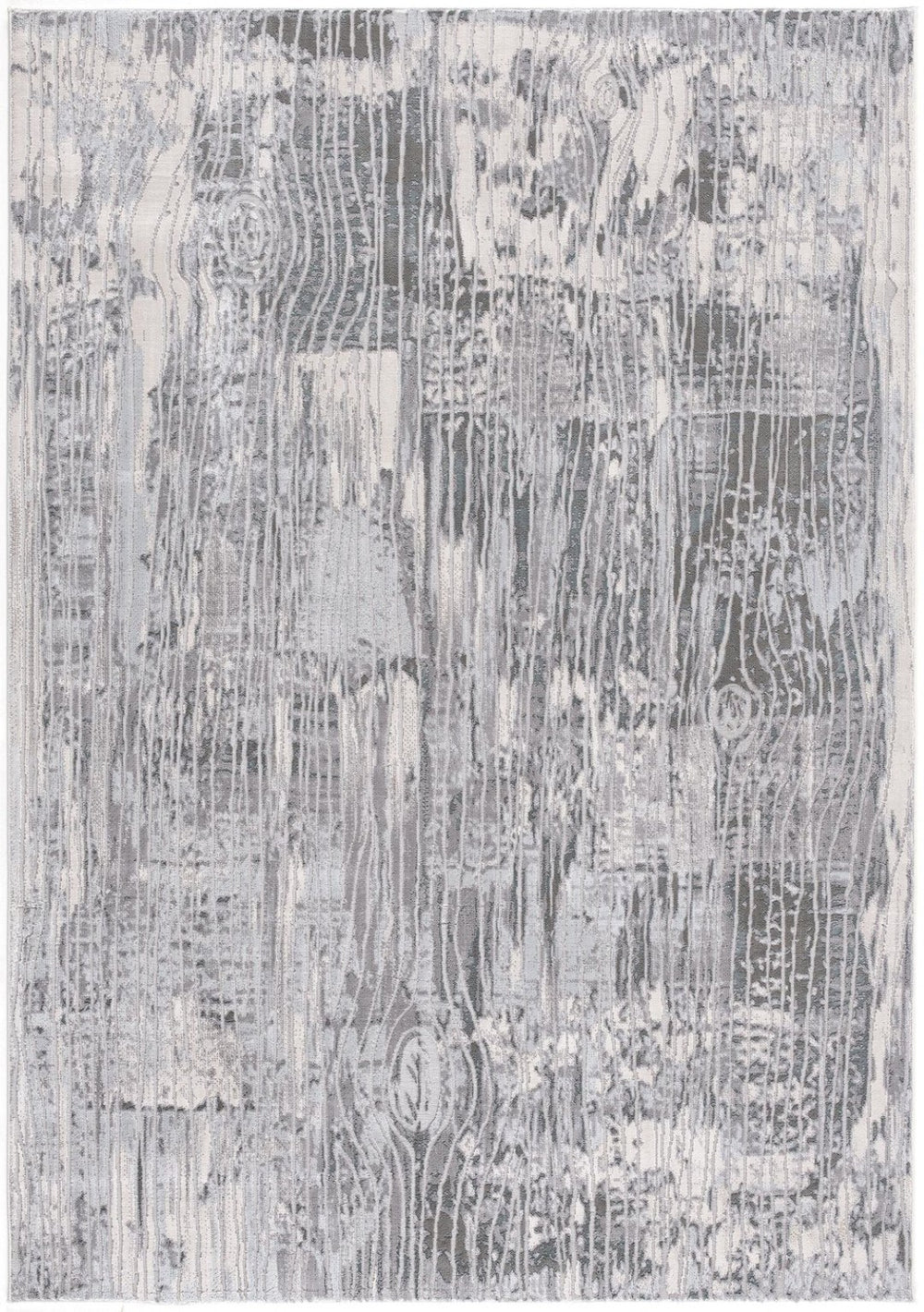 HomeRoots 9' Gray and Blue Abstract Area Rug - Plush, Durable, Stain-Resistant Design Perfect for Modern Homes! 635254