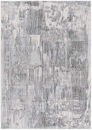 HomeRoots 9' Gray and Blue Abstract Area Rug - Plush, Durable, Stain-Resistant Design Perfect for Modern Homes! 635254