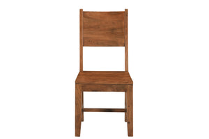 HomeRoots Nine-Piece Brown Solid Wood Dining Set with Eight Chairs for Elegant Family Gatherings & Style 635352