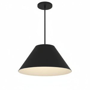 English Elm 22 Inch Wide Matte Etched Glass Led Pendant Light for Dining and Entryway Spaces Black B370P403645
