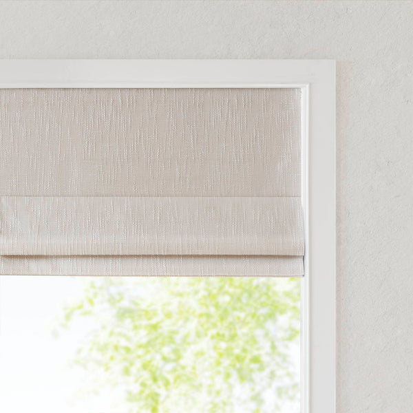 English Elm 1 Roman Shade 35x64" Total Blackout Cordless Polyester Roman Shade with Weighted Hem and Hardware Linen 6.29 L x 9.25 W x 8.07 H B035P319849
