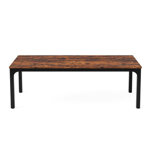 HomeRoots 46" Brown Solid Wood Dining Table - Timeless Charm, Seats 6, Perfect for Cozy Meals & Entertaining 635735