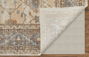 Feizy Rugs Celene Vintage-inspired Floral Rug - Elegant Power Loomed Design In Warm Neutral Palette For Any Space Tan,Ivory,Gray Viscose,Polyester Cel39kvfbgegryg00