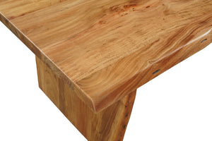 Seven Piece Solid Wood Dining Set with Six Chairs for Farmhouse Kitchen Gatherings and Meals