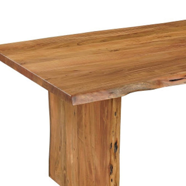 HomeRoots 11 Piece Brown Solid Wood Dining Set - Classic Comfort, Durable Design for Family Gatherings & More! 635840