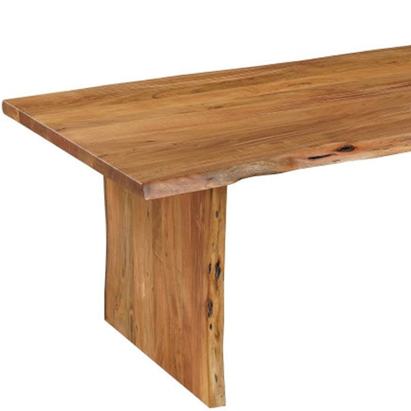 HomeRoots 11 Piece Brown Solid Wood Dining Set - Classic Comfort, Durable Design for Family Gatherings & More! 635840