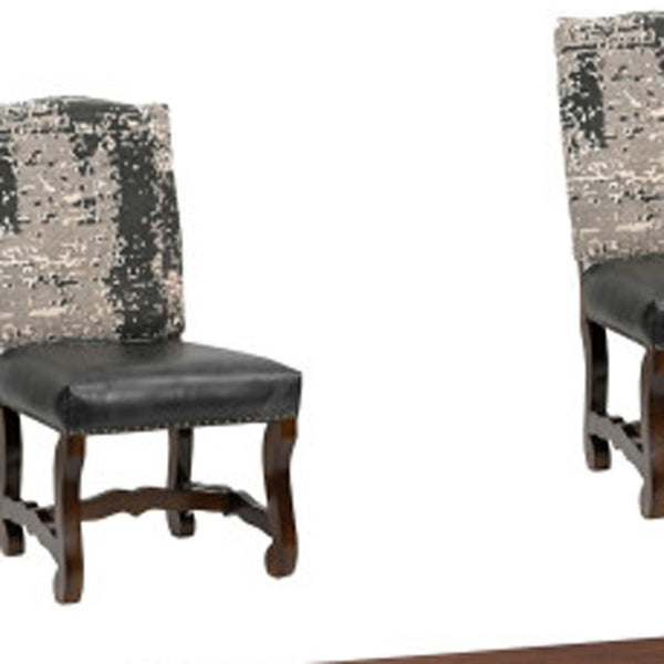 HomeRoots 11 Piece Brown Solid Wood Dining Set - Elegant Rectangular Table with 10 Comfortable Chairs 635841
