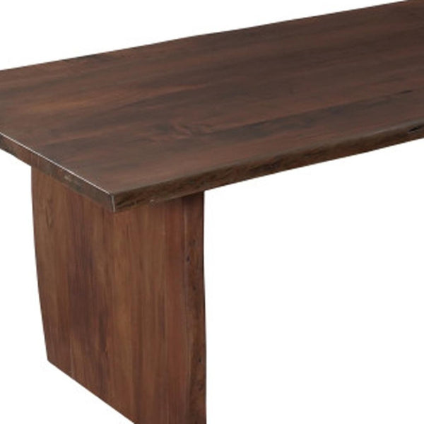 HomeRoots 13 Piece Elegant Solid Wood Dining Set with 12 Upholstered Chairs for Family Gatherings & Entertaining 635849