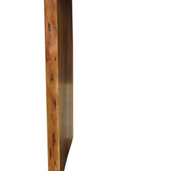 72 Inch Solid Wood Live Edge Sled Base Dining Table for Modern Farmhouse and Rustic Rooms