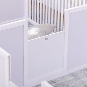 English Elm Pawhut Pine Whelping Box Two Room Puppy Pen with Removable Doors for Newborns W2225P173800
