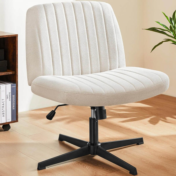 HomeRoots 19" Black Tufted Swivel Lounge Chair - Modern Comfort, Stylish Accent for Living Rooms & Offices 635870