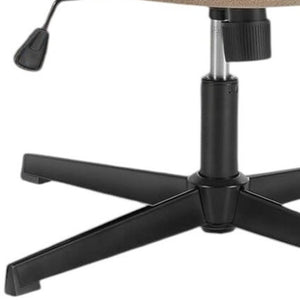 HomeRoots 19" Black Tufted Swivel Lounge Chair - Modern Comfort, Stylish Accent for Living Rooms & Offices 635870