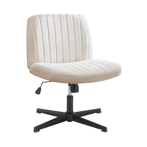 HomeRoots 19" Black Tufted Swivel Lounge Chair - Modern Comfort, Stylish Accent for Living Rooms & Offices 635870