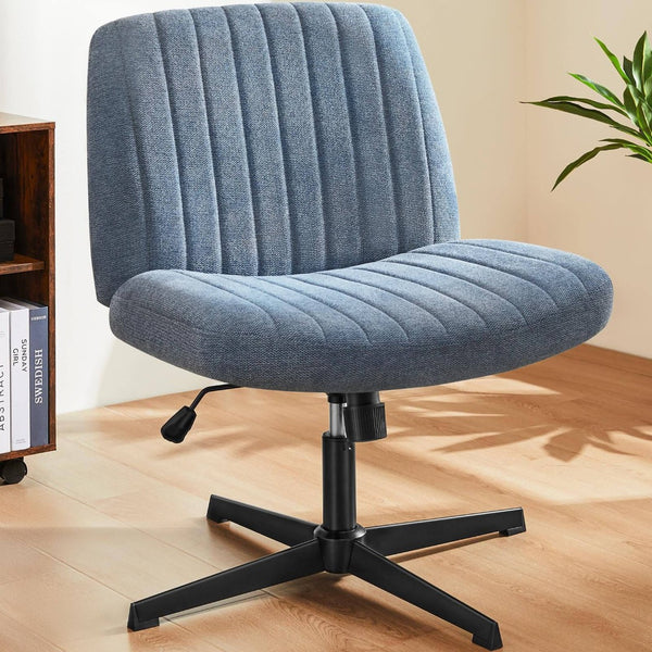 HomeRoots 19" Black Tufted Swivel Lounge Chair - Modern Comfort with Plush Cushioning for Home or Office Use 635871
