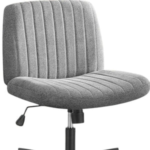 HomeRoots 19" Black Tufted Swivel Lounge Chair – Modern Elegance with 360° Comfort for Home or Office Spaces 635872