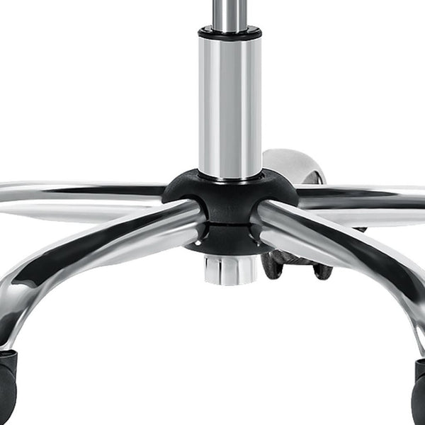 HomeRoots Gray Adjustable Height Swivel Office Chair - Durable, Stylish, Ergonomic Design for Home & Office Use 635887