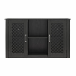 English Elm 55 Gallon Aquarium Terrarium Stand with Mesh Doors Open Storage Industrial Frame B2733P436848