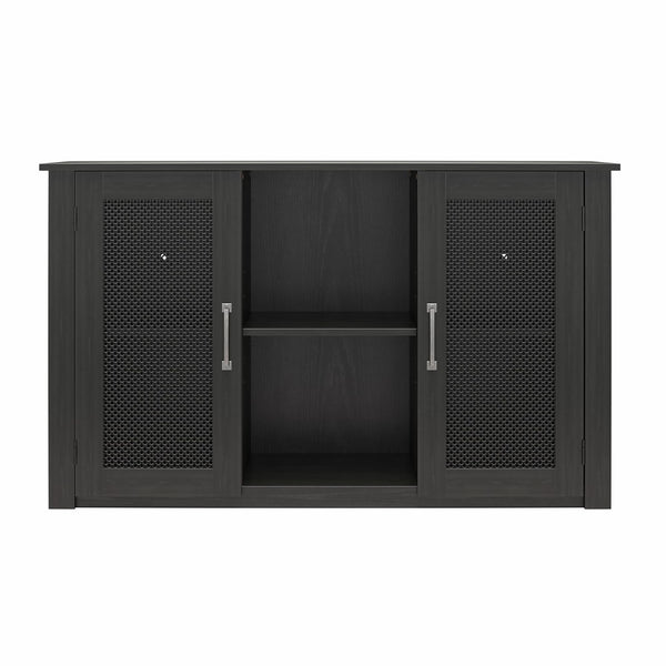 English Elm 55 Gallon Aquarium Terrarium Stand with Mesh Doors Open Storage Industrial Frame B2733P436848
