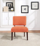 OSP Home Furnishings Jasmine Accent Chair Tangerine