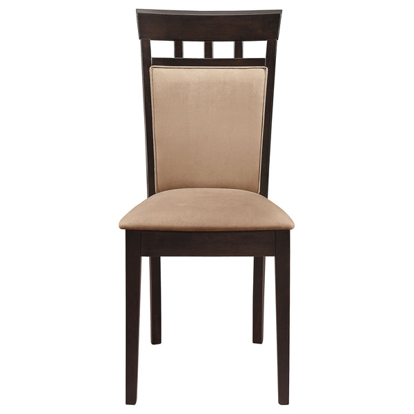 English Elm 2pc Mid-century Z Chair with Rich Fabric Upholstery, Solid Hardwood Frame, Angled Legs & Modern Flair Beige,Brown+Tan,Cappuccino 39.78 L x 18.32 W x 7.29 H B011P303464