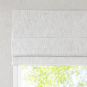 English Elm 1 Cordless Total Blackout Roman Shade 33x64 Inch Polyester Viscose Blend Easy Lift Installation White 5.96 L x 9.25 W x 8.07 H B035P319842