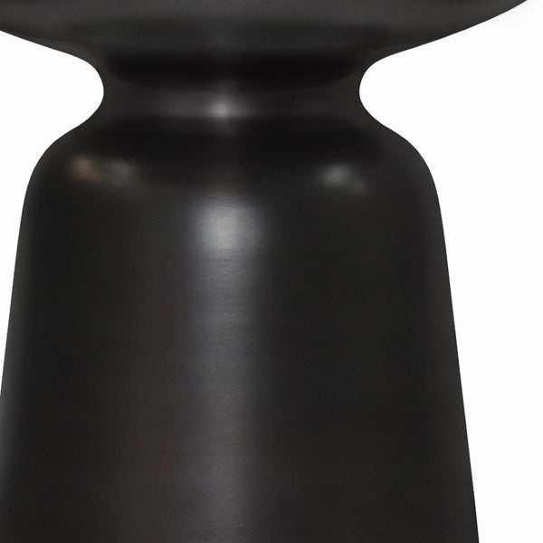 HomeRoots 18" Copper Metal Round End Table - Sleek, Modern Design for Small Spaces & Versatile Use Options 636081
