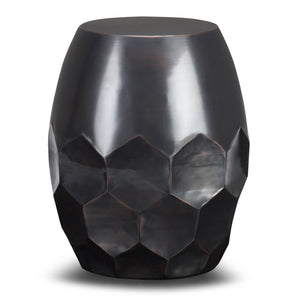 HomeRoots 20" Copper Metal Round End Table - Stylish Modern Design, Versatile for Living Rooms & Small Spaces 636086