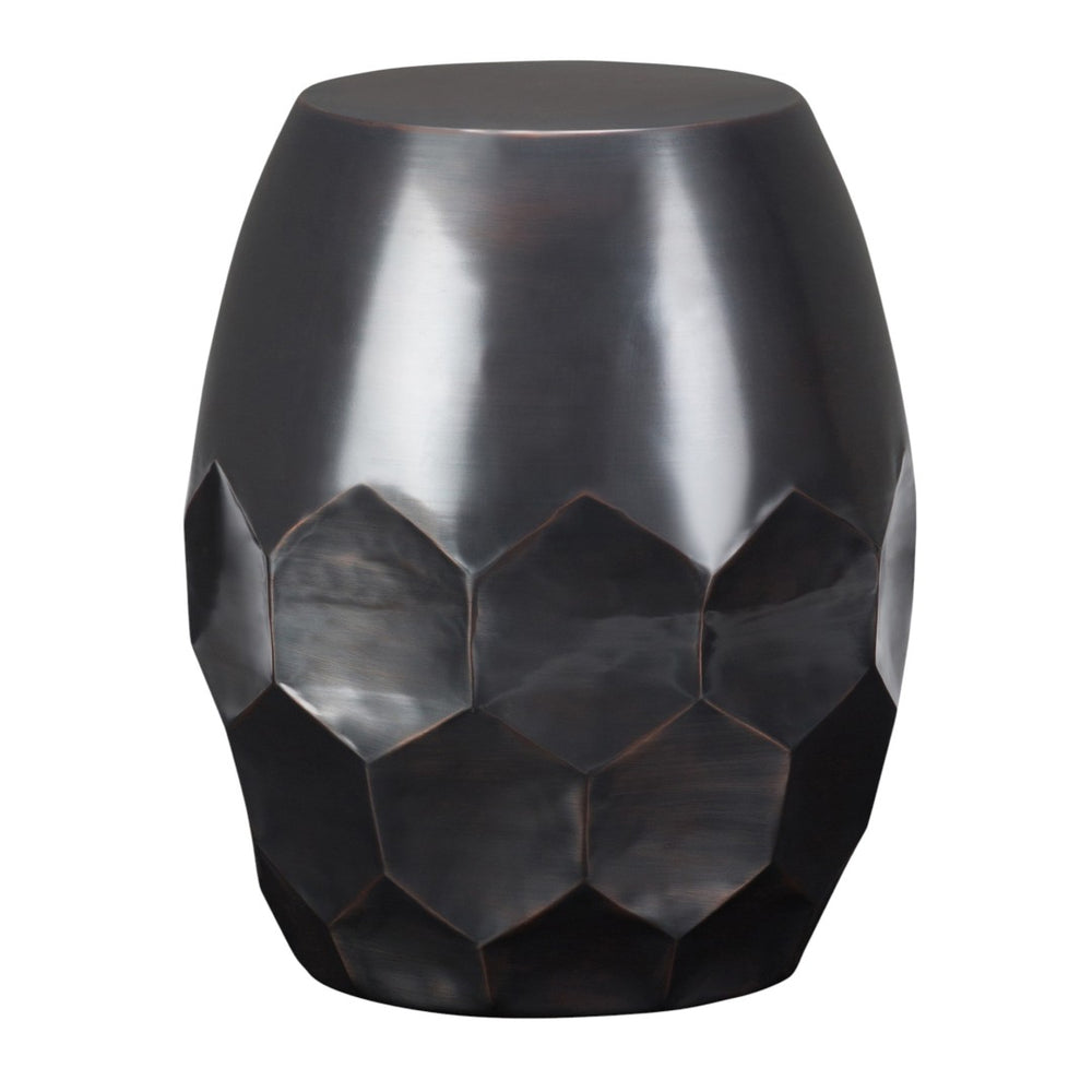 HomeRoots 20" Copper Metal Round End Table - Stylish Modern Design, Versatile for Living Rooms & Small Spaces 636086