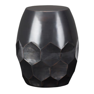 HomeRoots 20" Copper Metal Round End Table - Stylish Modern Design, Versatile for Living Rooms & Small Spaces 636086